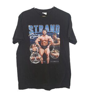 Robin Strand Body Builder Road to Olympia Men's Large Shirt 100% Cotton
